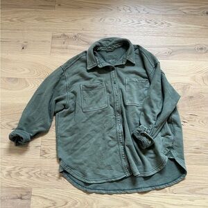 Aerie Button Up Fleece